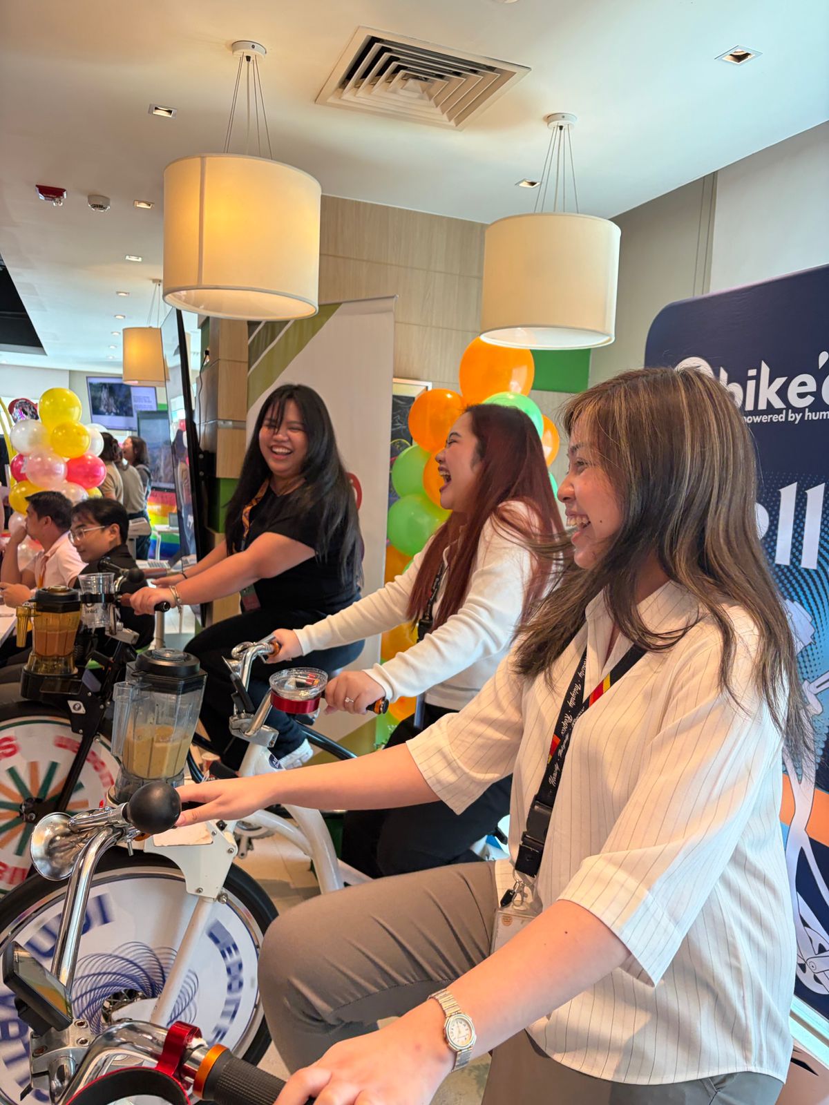 Shell employee participating in BikedPH activation